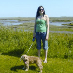 Faith enjoying a camping holiday..
