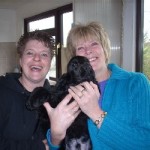 My friend from Holland fetching her new puppy.